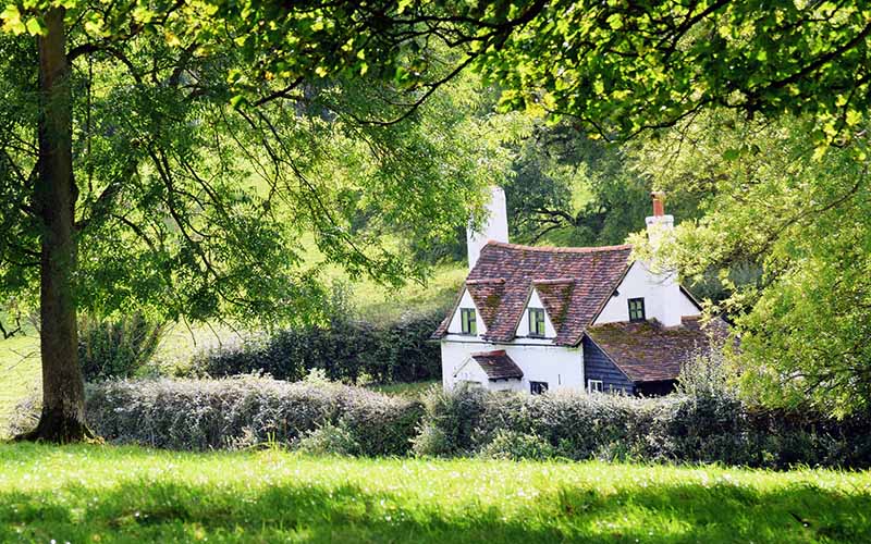cottage house countryside land field 800x500